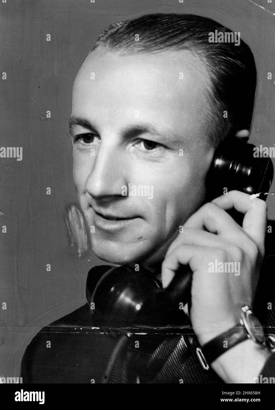 'Der Mann des Augenblicks' -- Donald George Bradman aus Südaustralien, der in England ankam ***** Als Kapitän des australischen ***** . Es ist sein dritter Besuch. ***** Man muss die Zeit dafür sagen ***** Und Idol aller kleinen ***** . 9.Mai 1938. Stockfoto