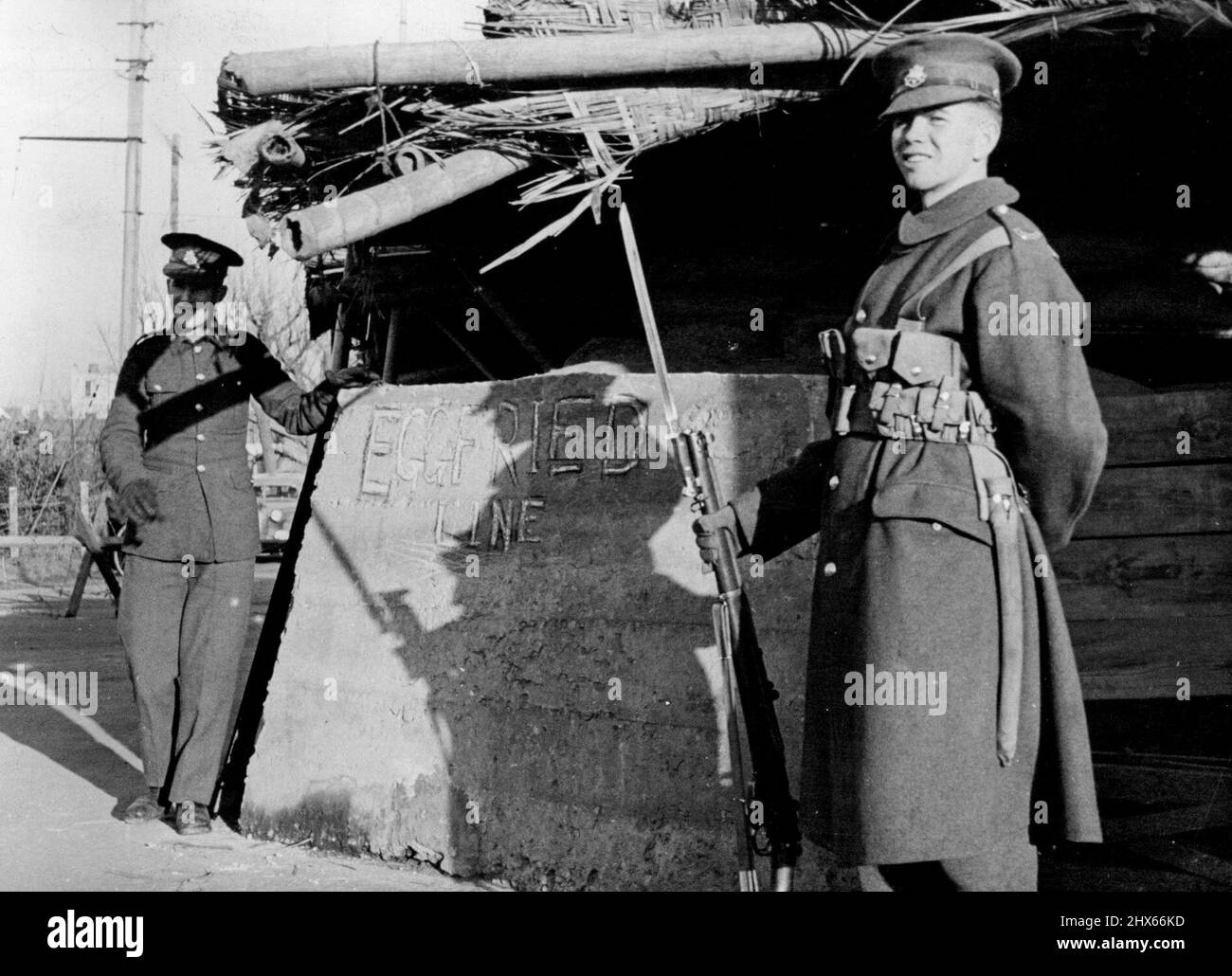 Britische Truppen Ab 1937 In China. 4. März 1940. (Foto von Press Union Photo Service). Stockfoto