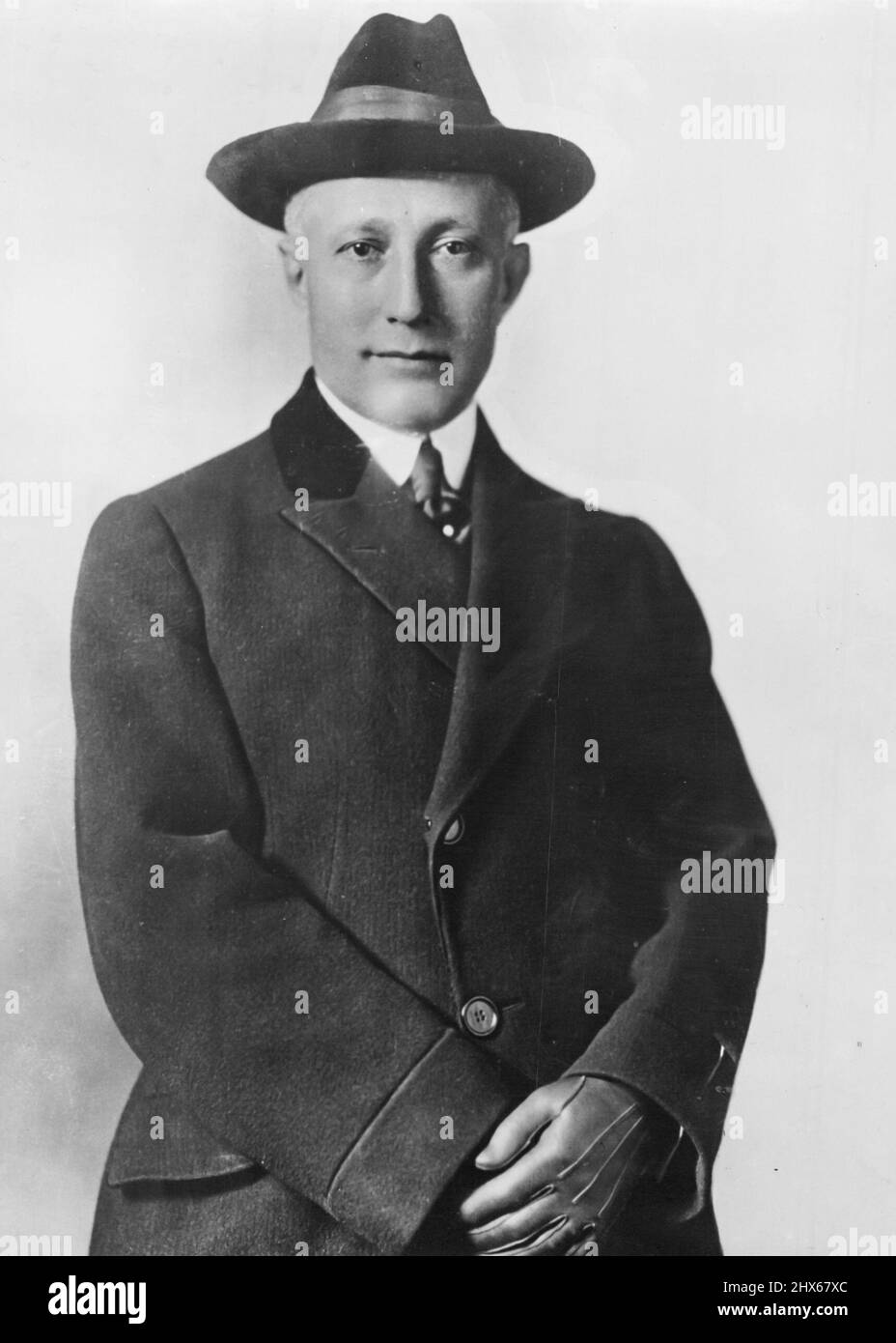 Adolph Zukor, Filmpionier, als er in den frühen Tagen des Films ein junger Mann war. 15. Februar 1954. Stockfoto
