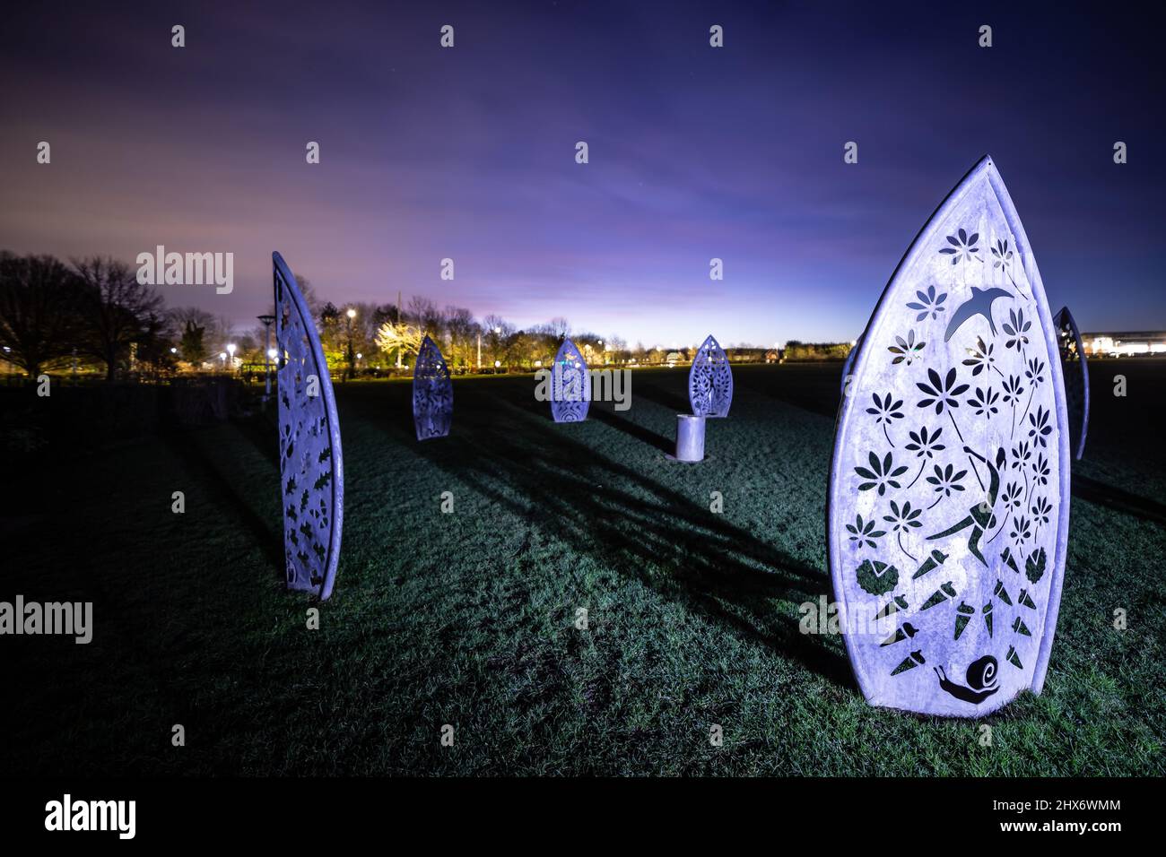 Sutherland Memorial Park Guildford Surrey England Stockfoto