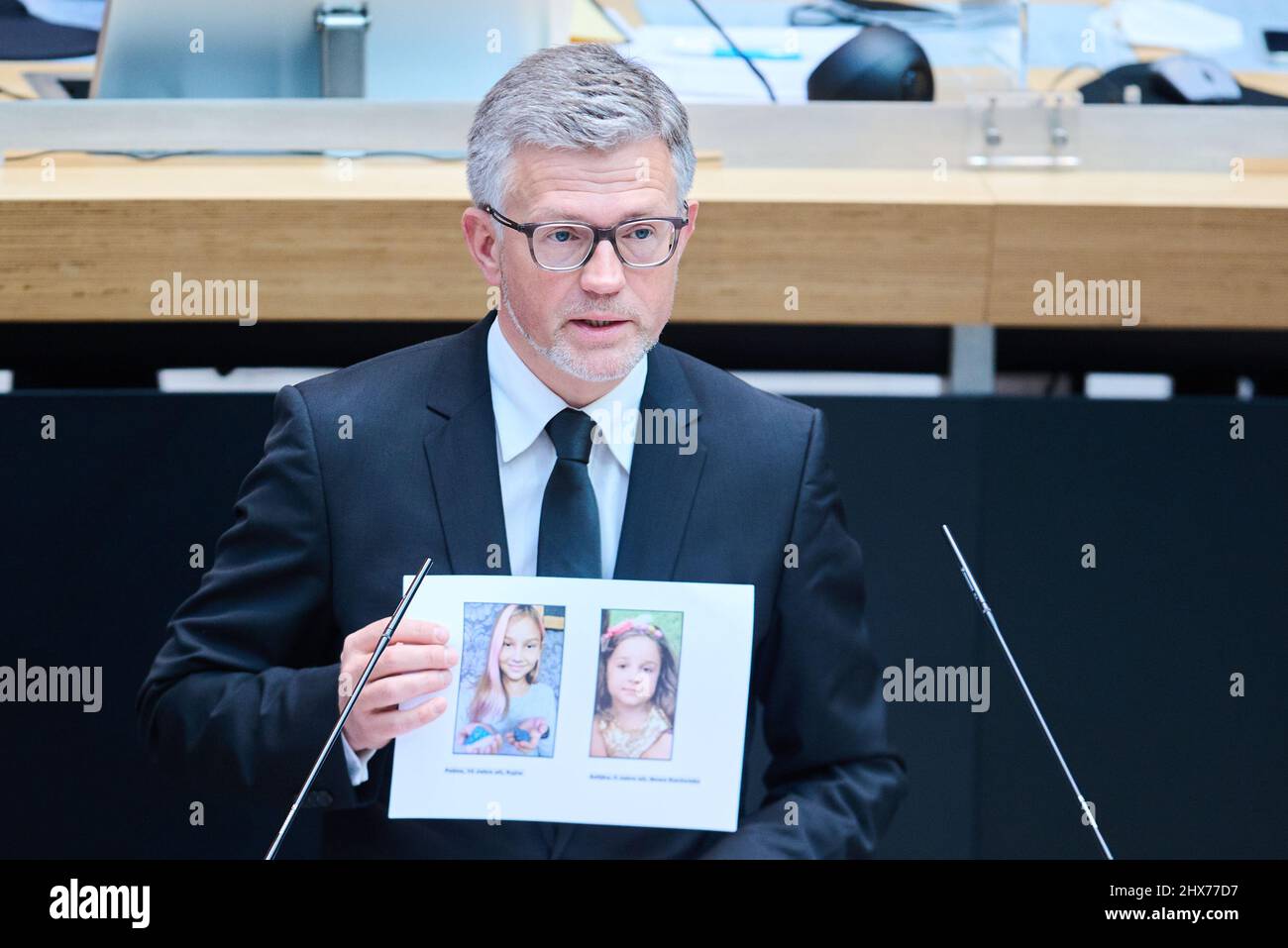 Berlin, Deutschland. 10. März 2022. Andrej Melnyk, Botschafter der Ukraine in Deutschland, ist