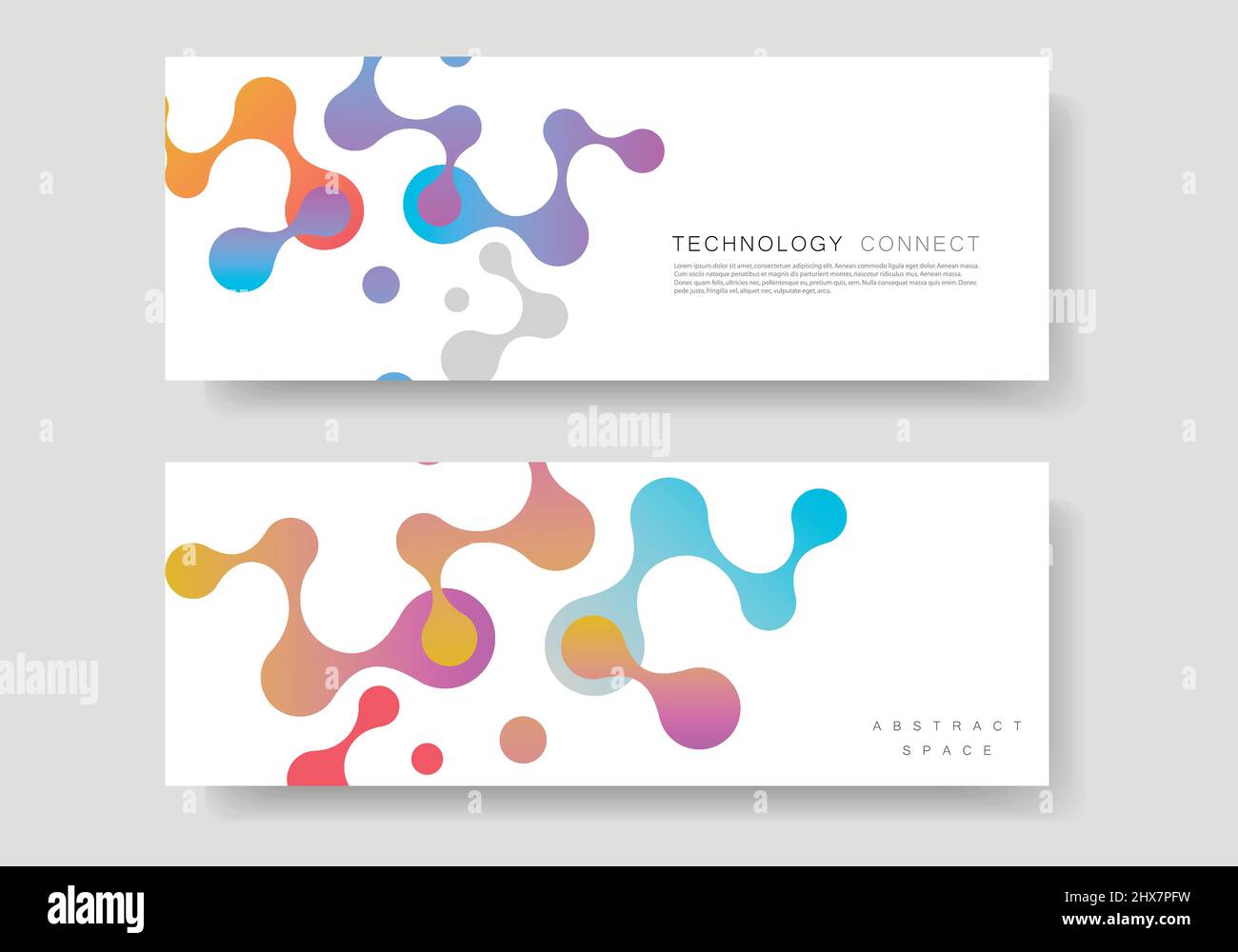 Abstraktes Moleküldesign Stock Vektor