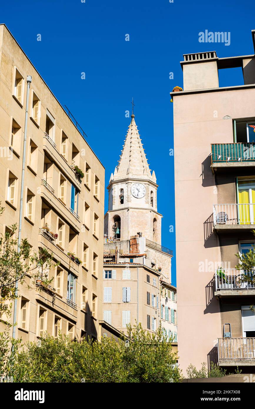 Eglise des Accoules Quartier du Panier, Marseille, Frankreich, Bouches-du-Rhône Paca 13 Stockfoto