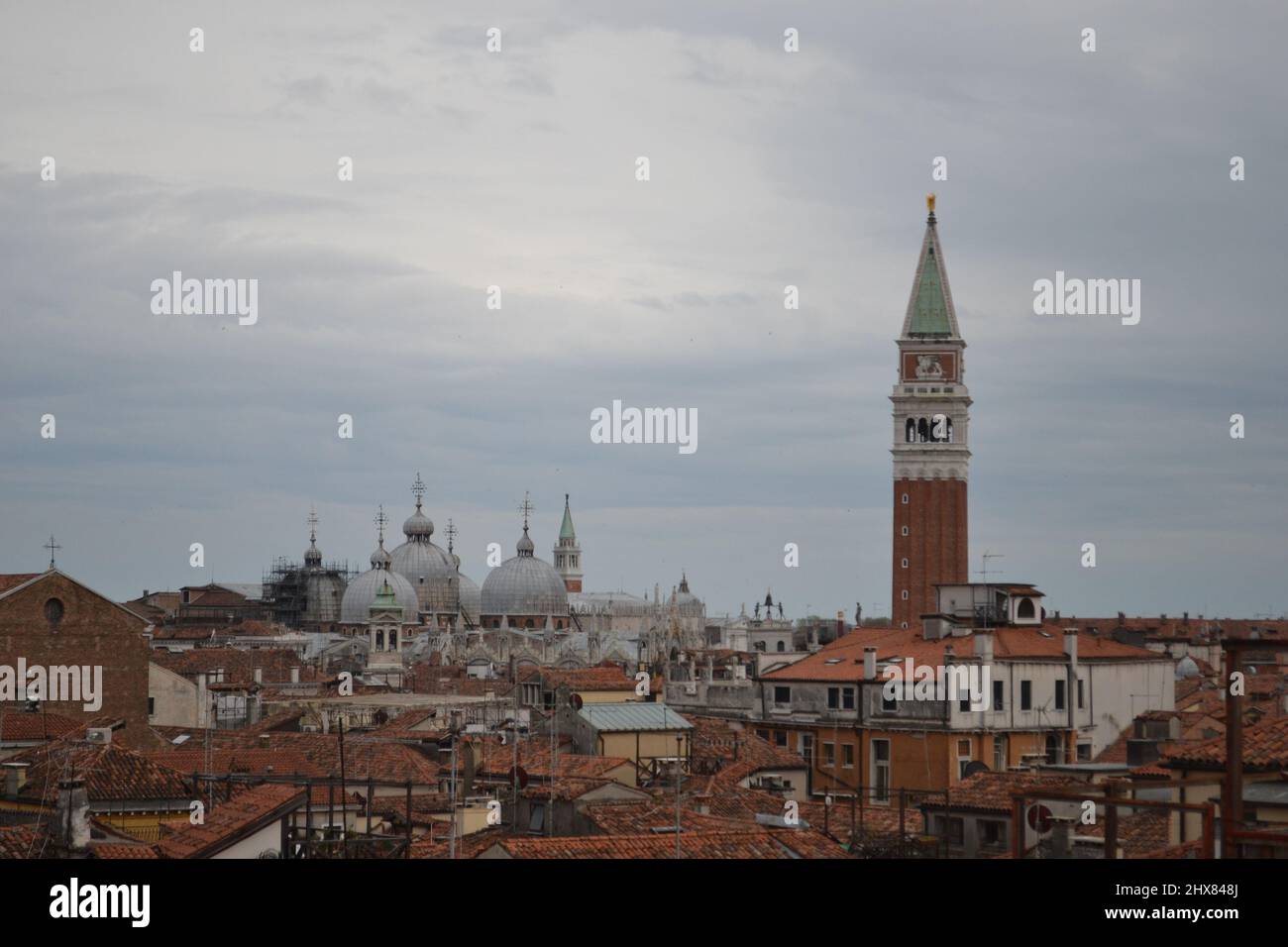 Venedig von oben Stockfoto