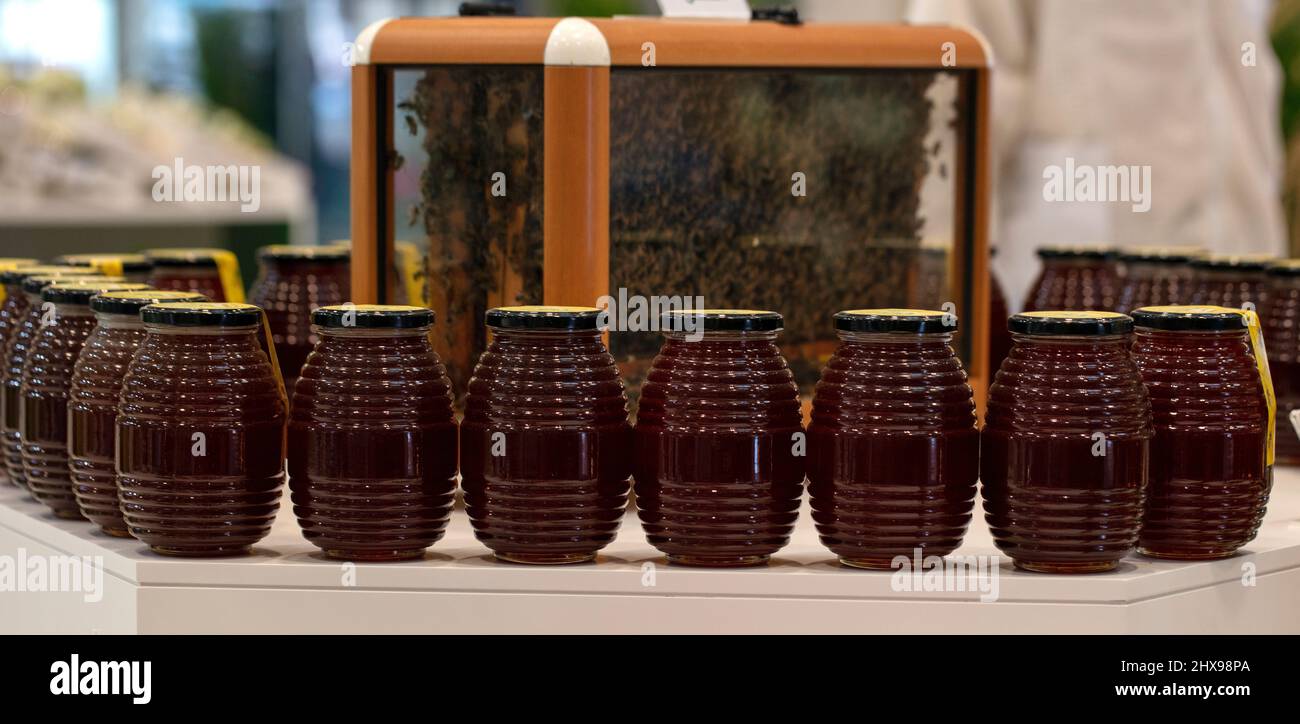 Honig aus Katar Farmen Stockfoto