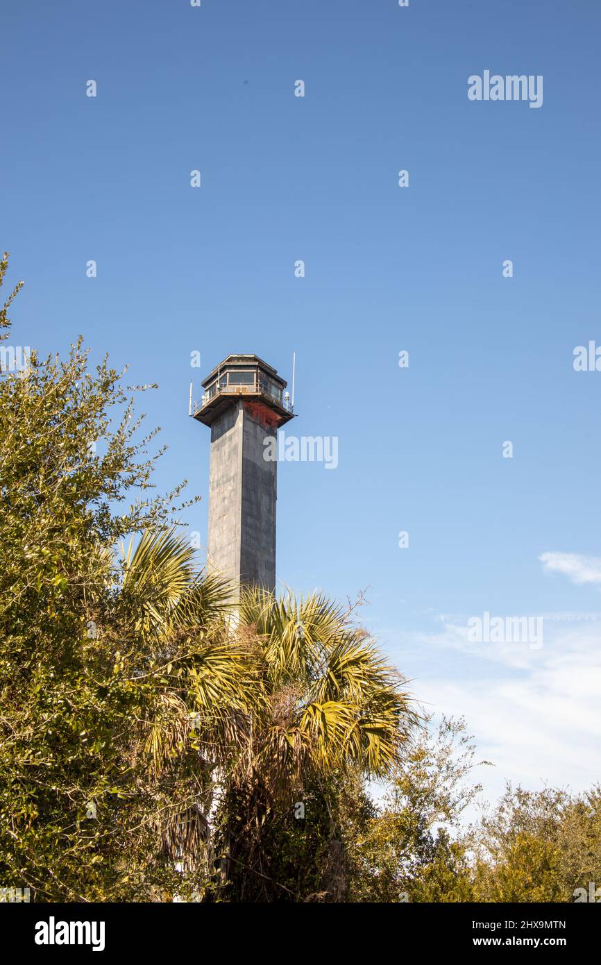 Sullivans Island Lighthouse, South Carolina Stockfoto