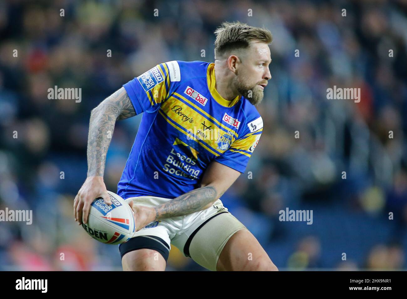 Leeds, Großbritannien. 10. März 2022. Headingley Stadium, Headingley, Leeds, West Yorkshire, 10.. März 2022. Betfred Super League Leeds Rhinos vs Hull FC Blake Austin of Leeds Rhinos Credit: Touchlinepics/Alamy Live News Stockfoto