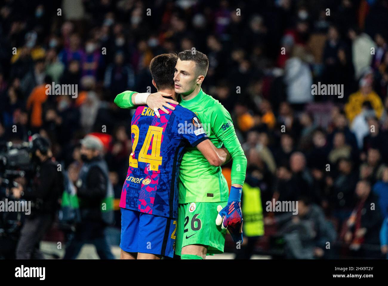 Barcelona, Spanien, 10, März 2022. Europa League: FC Barcelona gegen Galatasaray SK. Quelle: Joan Gosa/Alamy Live News Stockfoto