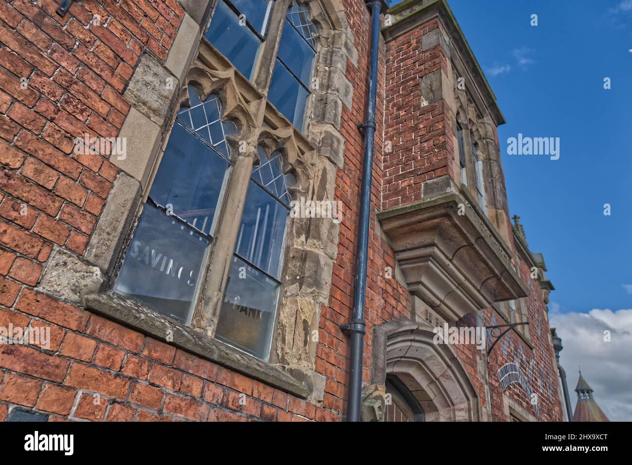 Sandbach in der Stadt mit alten sächsischen Steinkreuzen Stockfoto