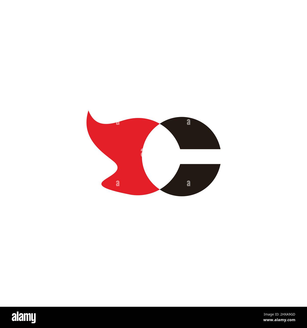 Feuer Objekt Bewegung Design 3D flach Logo Vektor Stock Vektor