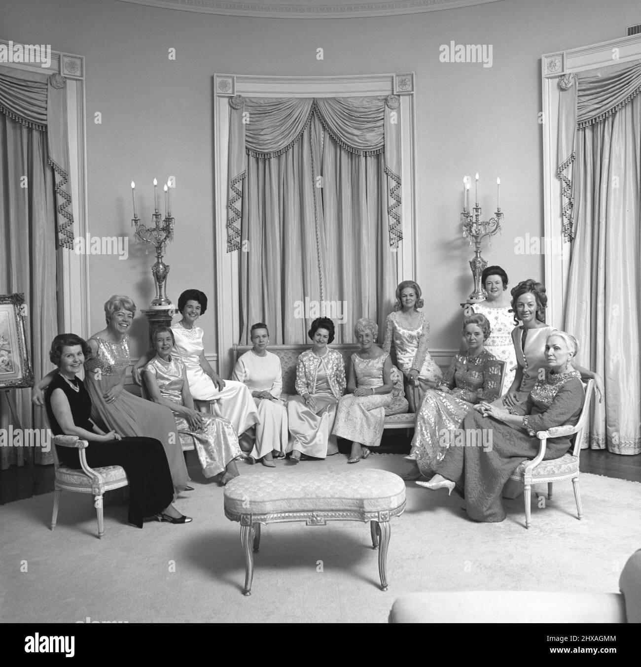 Lady Bird Johnson Stockfoto