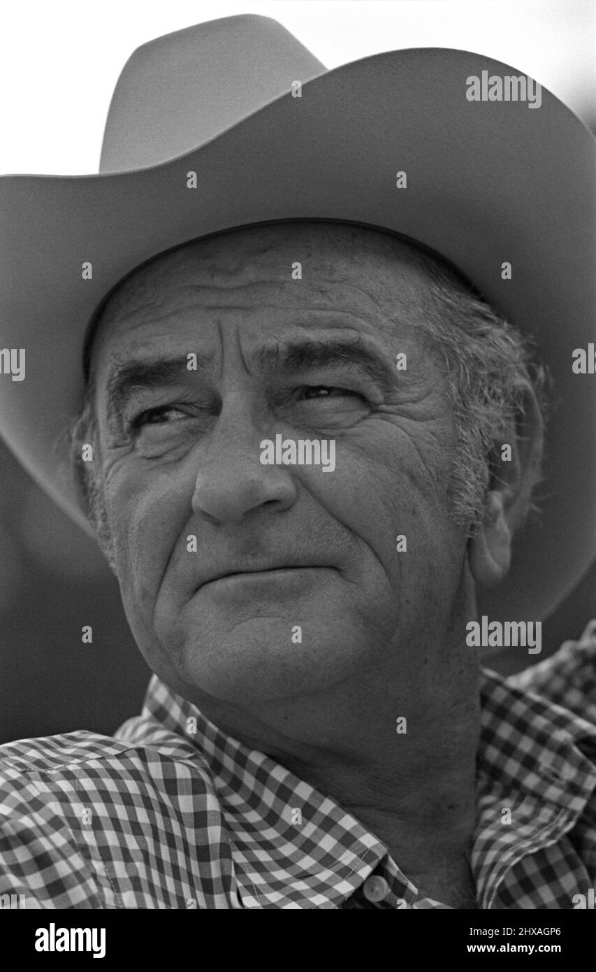 Präsident Lyndon Baines Johnson Stockfoto