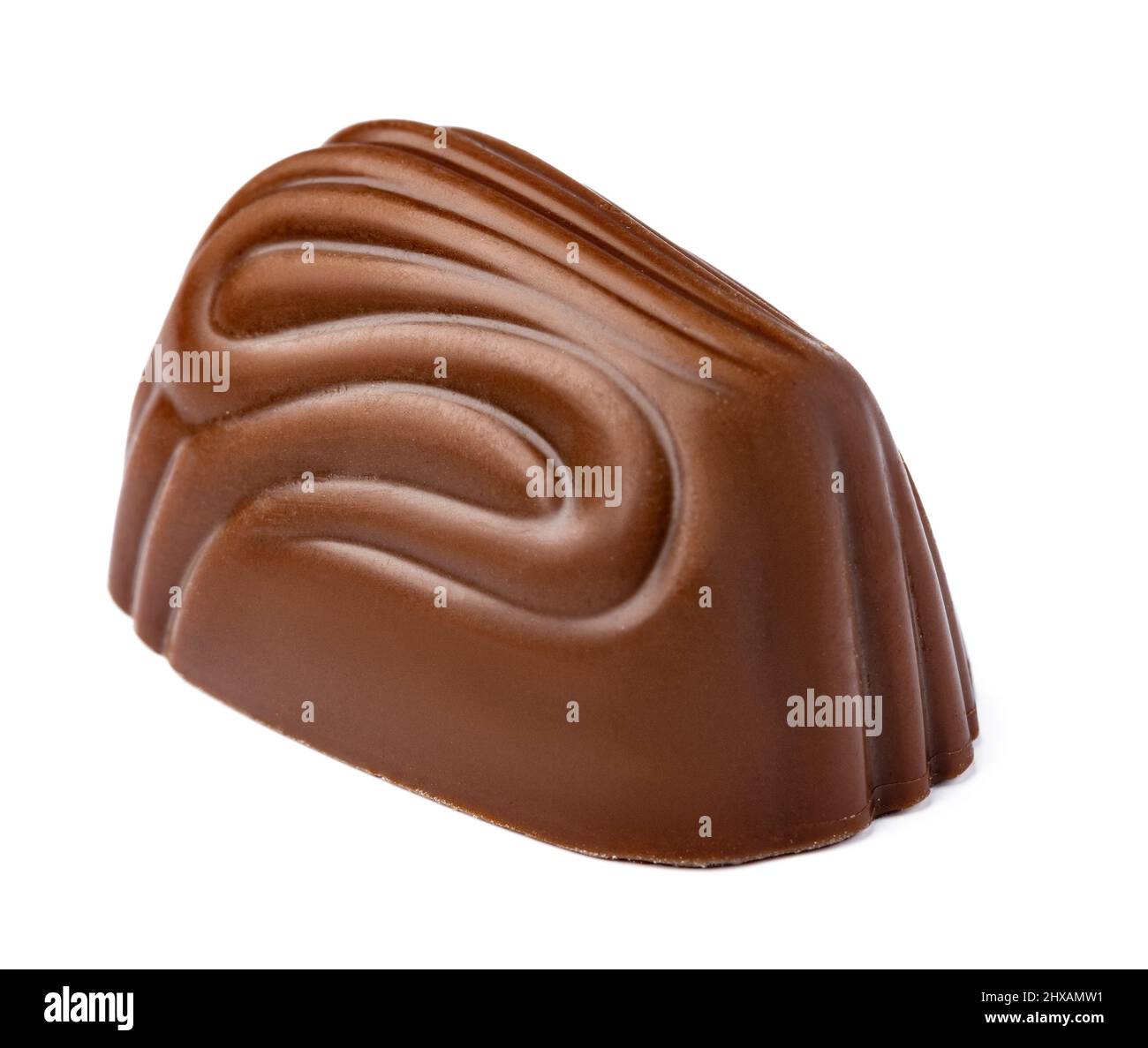 Schokolade candie isoliert auf weiß Stockfoto