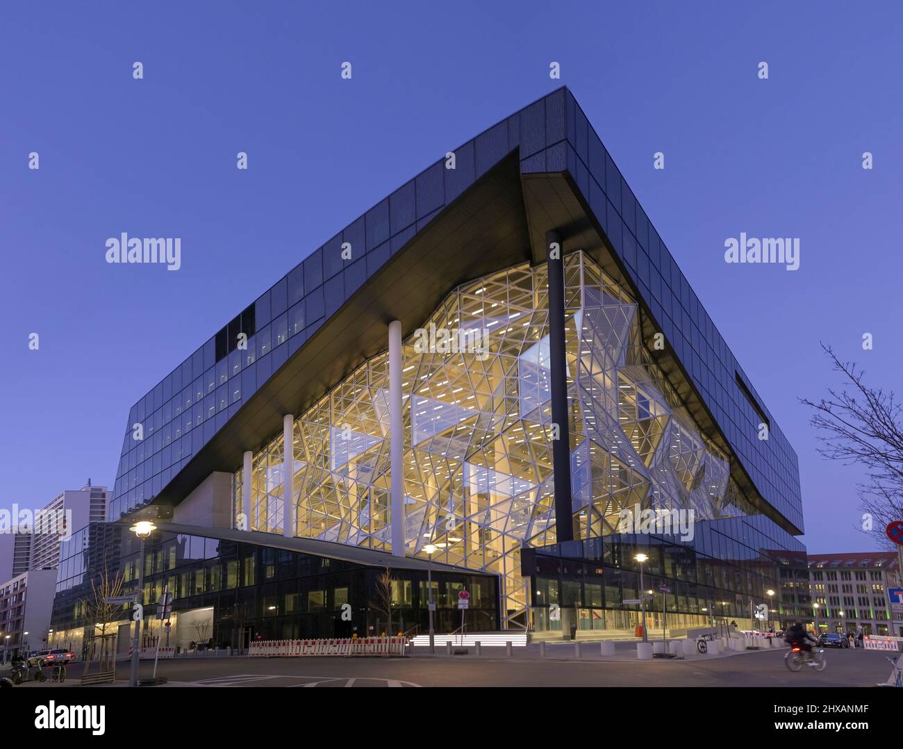 Neubau Axel-Springer-Verlag, Axel-Springer-Straße, Schützenstraße, Zimmerstraße, Kreuzberg, Friedrichshain-Kreuzberg, Berlin, Deutschland Stockfoto