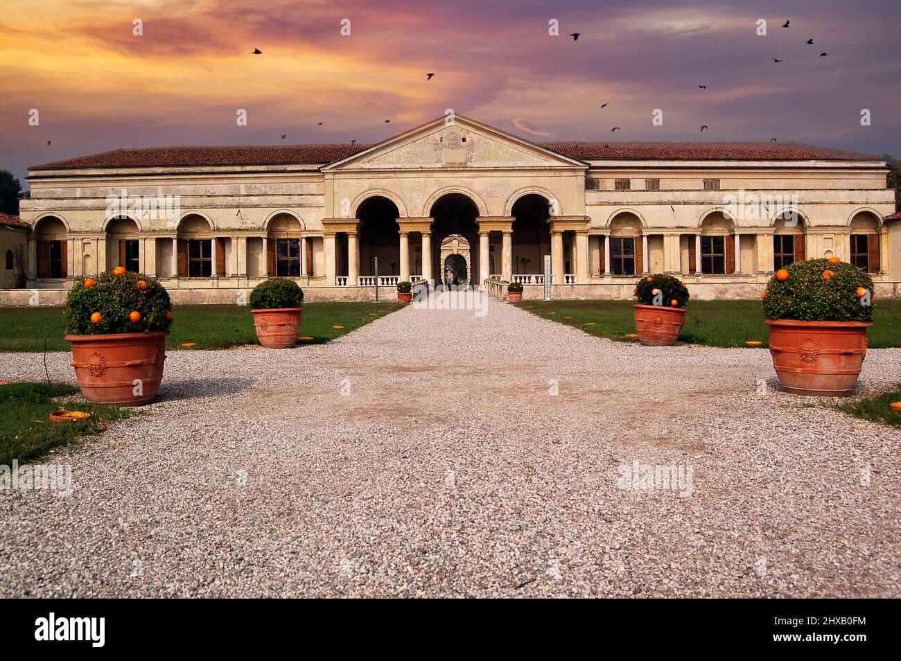 Italien Lombardei Mantua Palazzo Te. Stockfoto