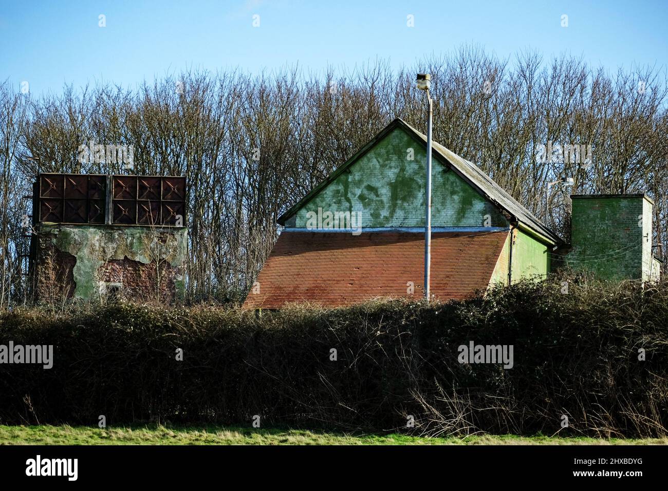 Ehemalige World war Tow RAF Radarstation Bawdsey Ferry Suffolk England Stockfoto
