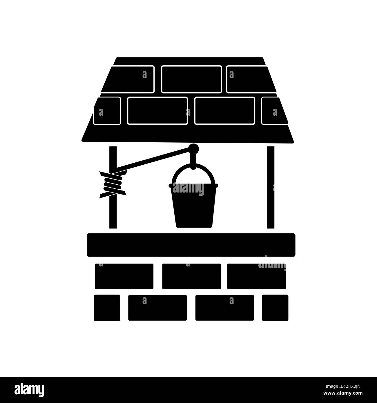 Abstraktes Vektor-Symbol auf der weißen, Illustration isoliert für Grafik-und Web-Design. Einfaches, flaches Symbol. Stock Vektor