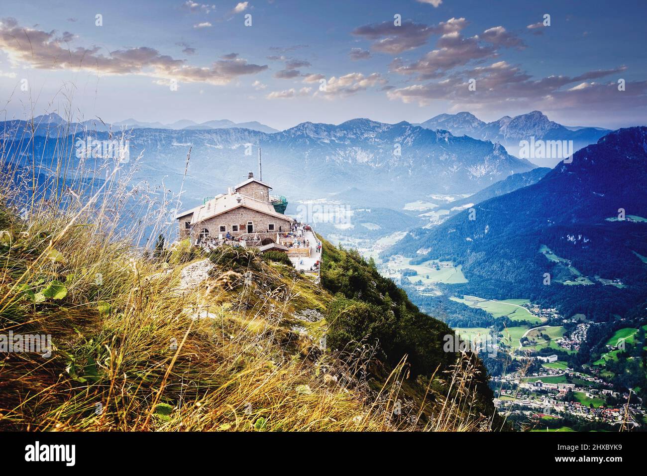 Hitlers Eagles Nest (kehlstein) in den deutschen Alpen. Stockfoto