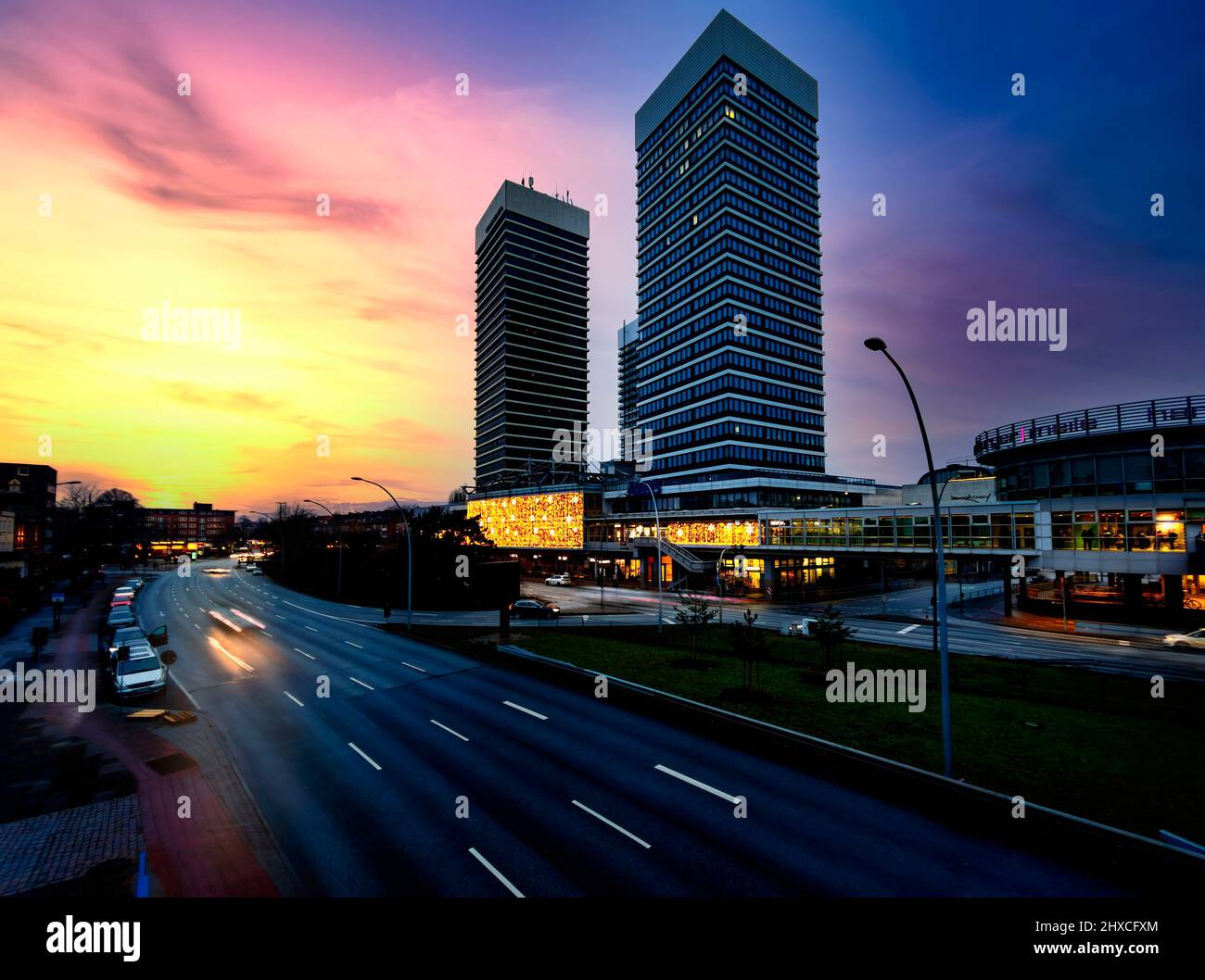 Außenaufnahme vom Hamburger Meile Einkaufszentrum, Hamburg, Deutschland, Europa Stockfoto