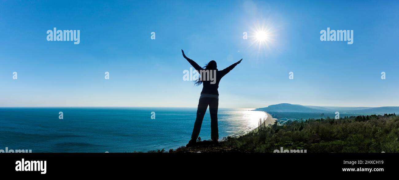 Bulgarische Schwarzmeerküste bei Albena Stockfoto