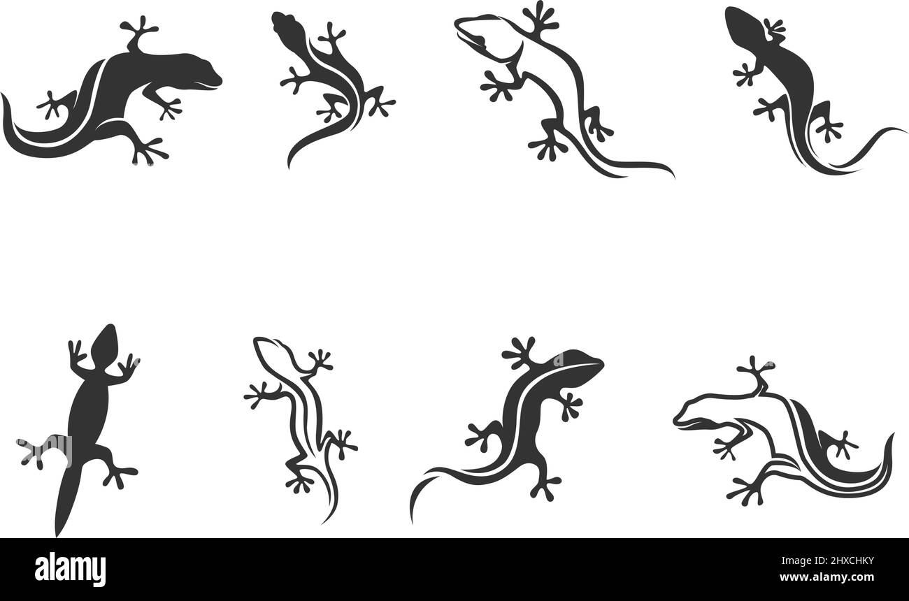 Lizard-Logo und -Symbol Stock Vektor