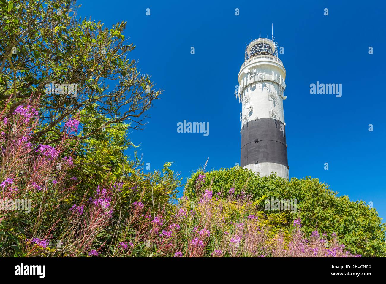 Red Cliff Lighthouse in Kampen, Sylt Island, Schleswig-Holstein, Deutschland Stockfoto