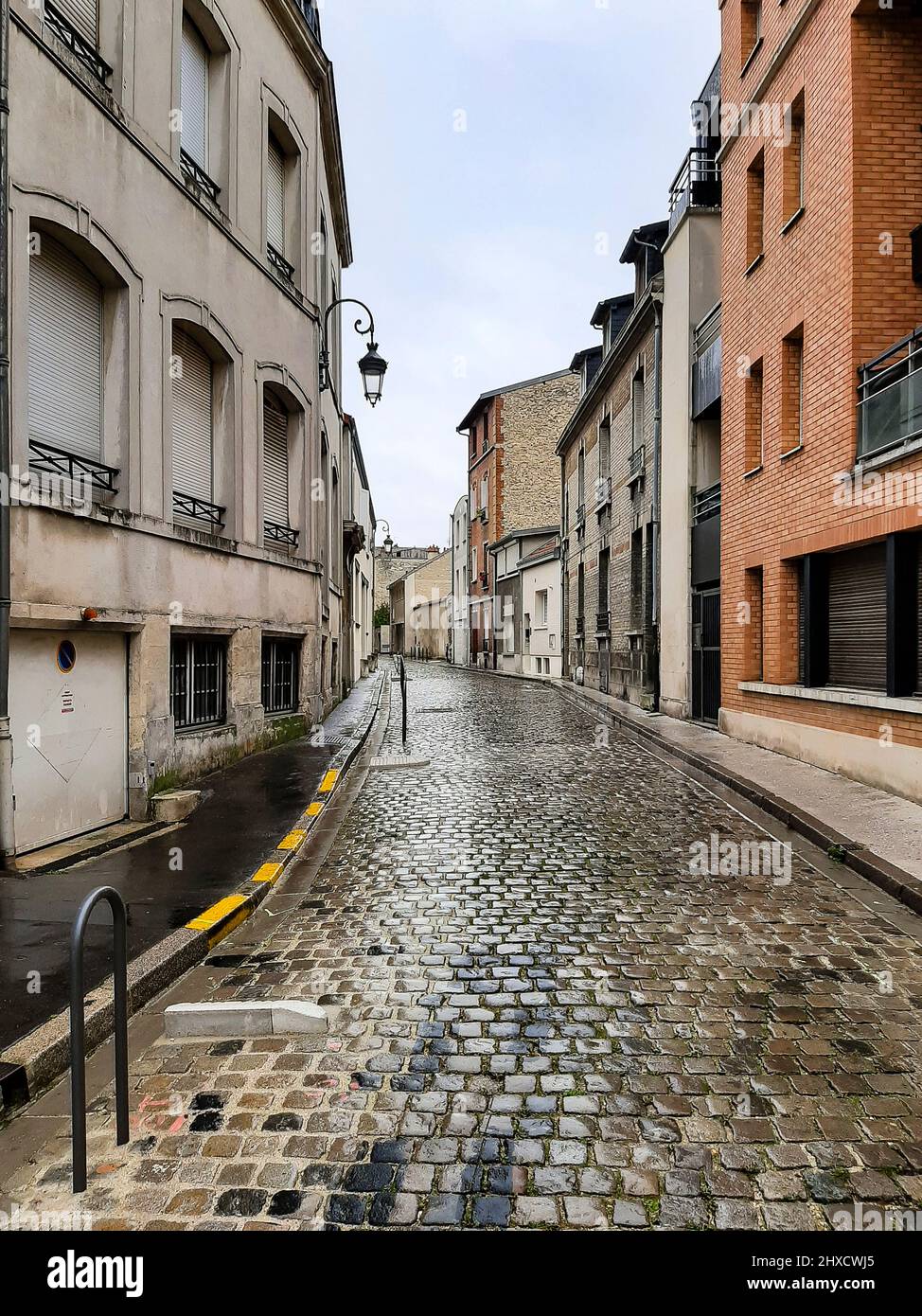 Reims, Frankreich, Gasse Stockfoto
