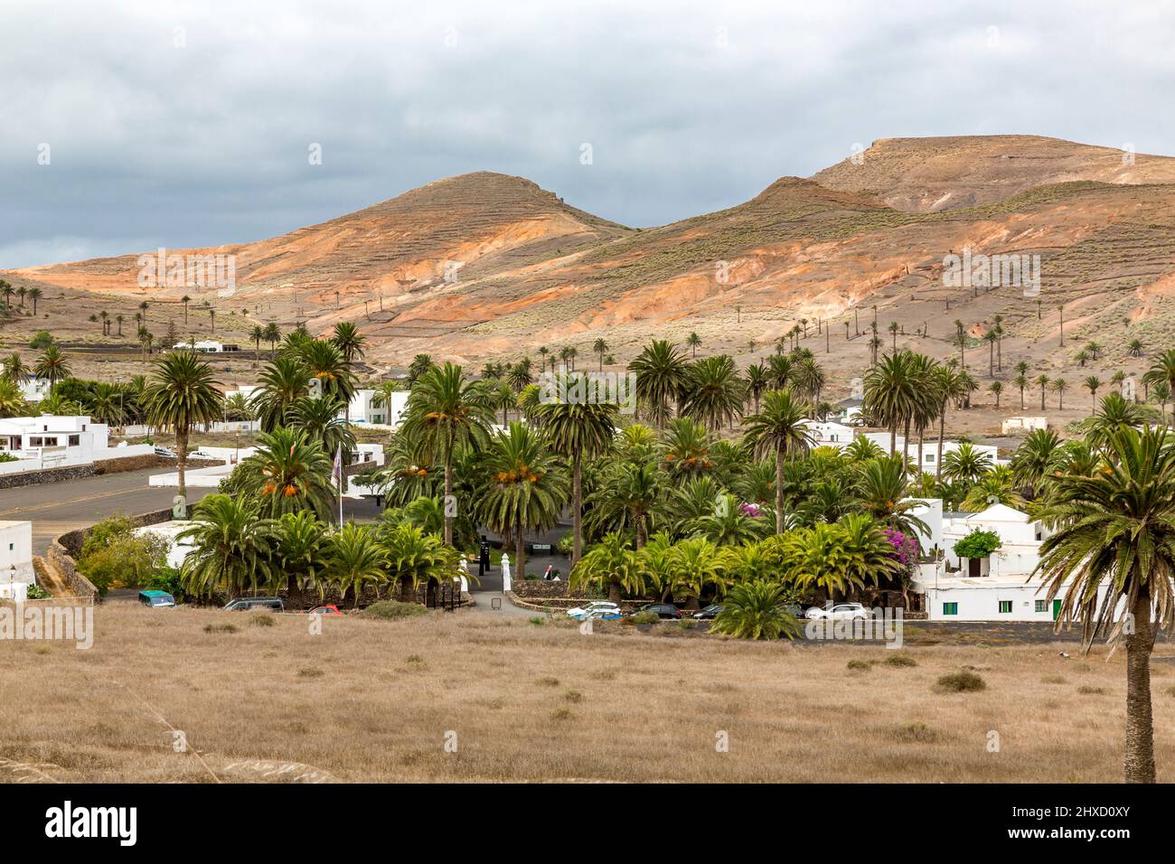 Haus von César Manrique, Künstler von Lanzarote, Haria, Tal von 1000 Palmen, Lanzarote, Kanarische Inseln, Kanarische Inseln, Spanien, Europa Stockfoto