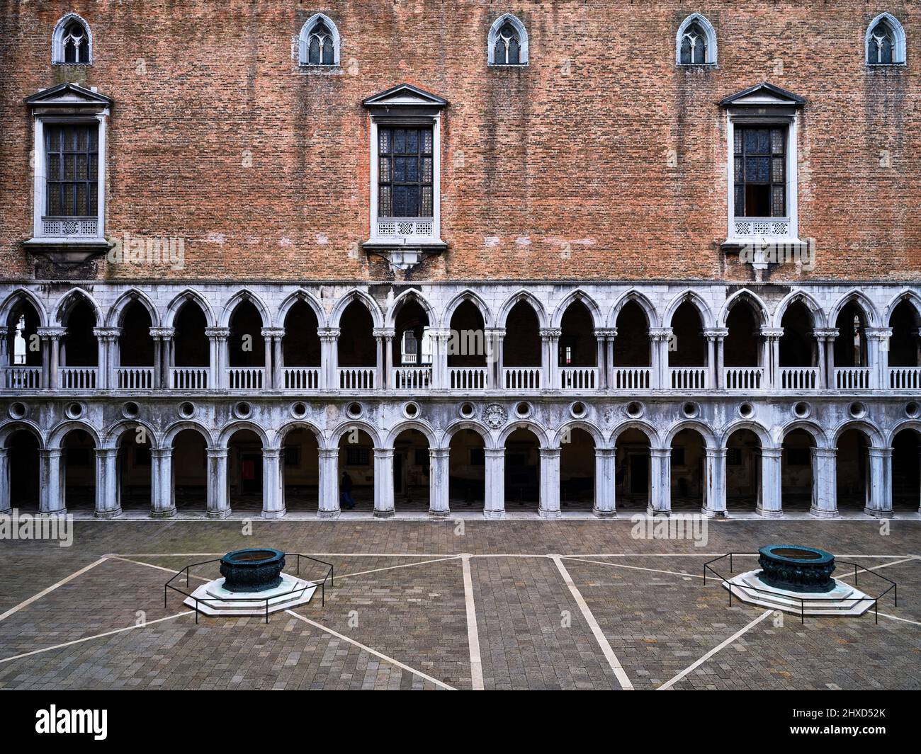 Im Dogenpalast, Venedig Stockfoto