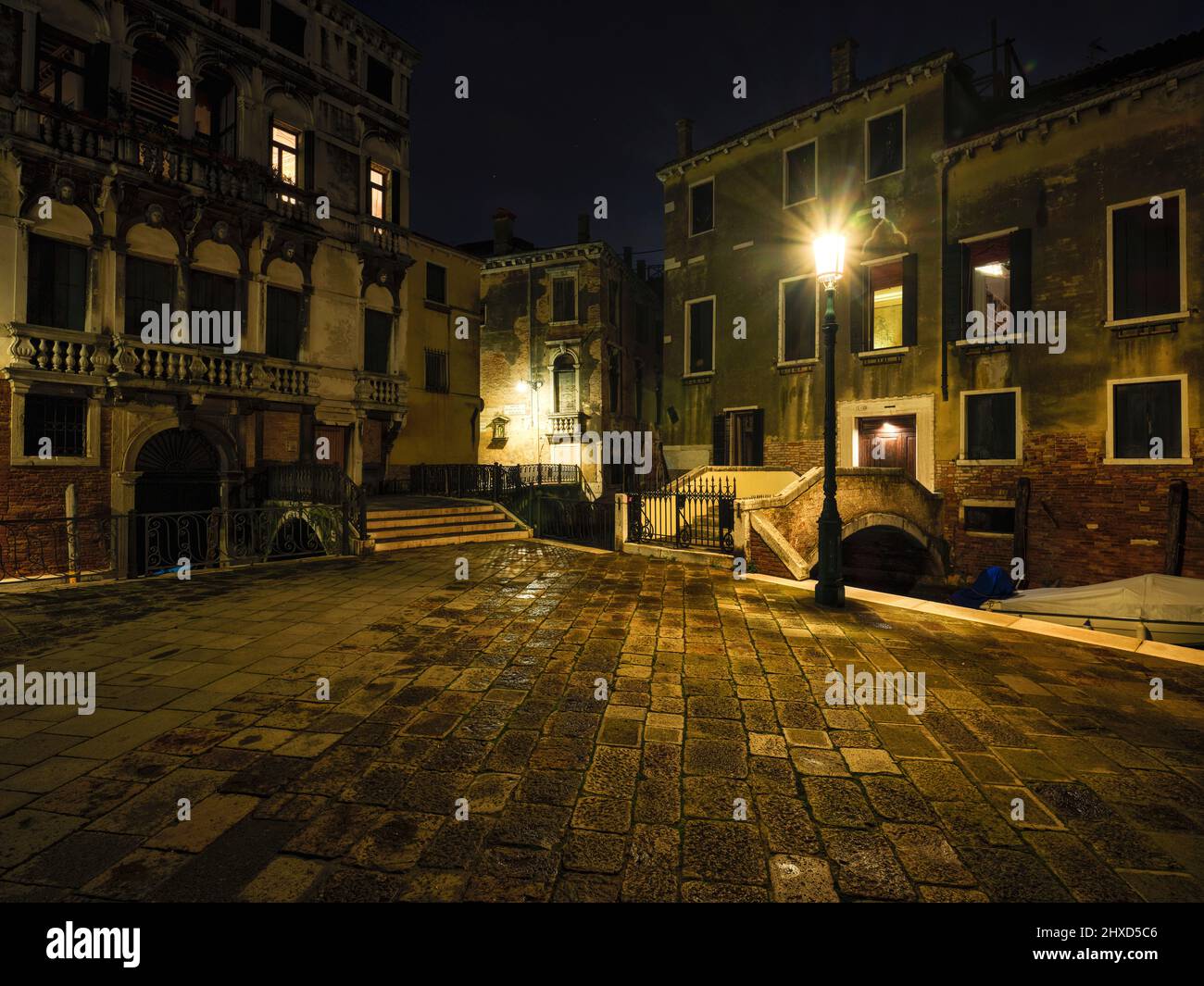 Am Campo Santa Maria Formosa, Venedig Stockfoto