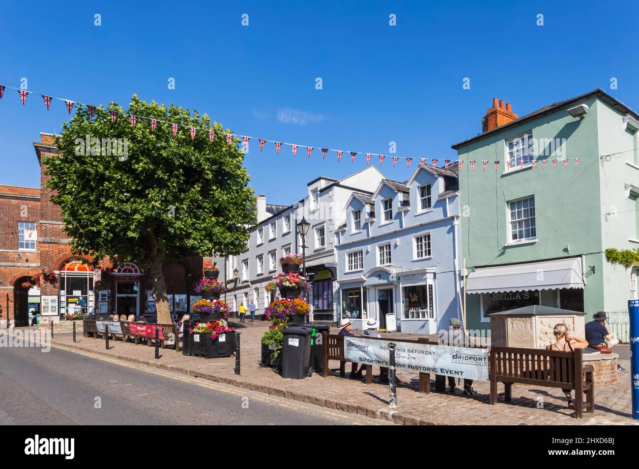 England, Dorset, Bridport, Bucky Doo Square Stockfoto