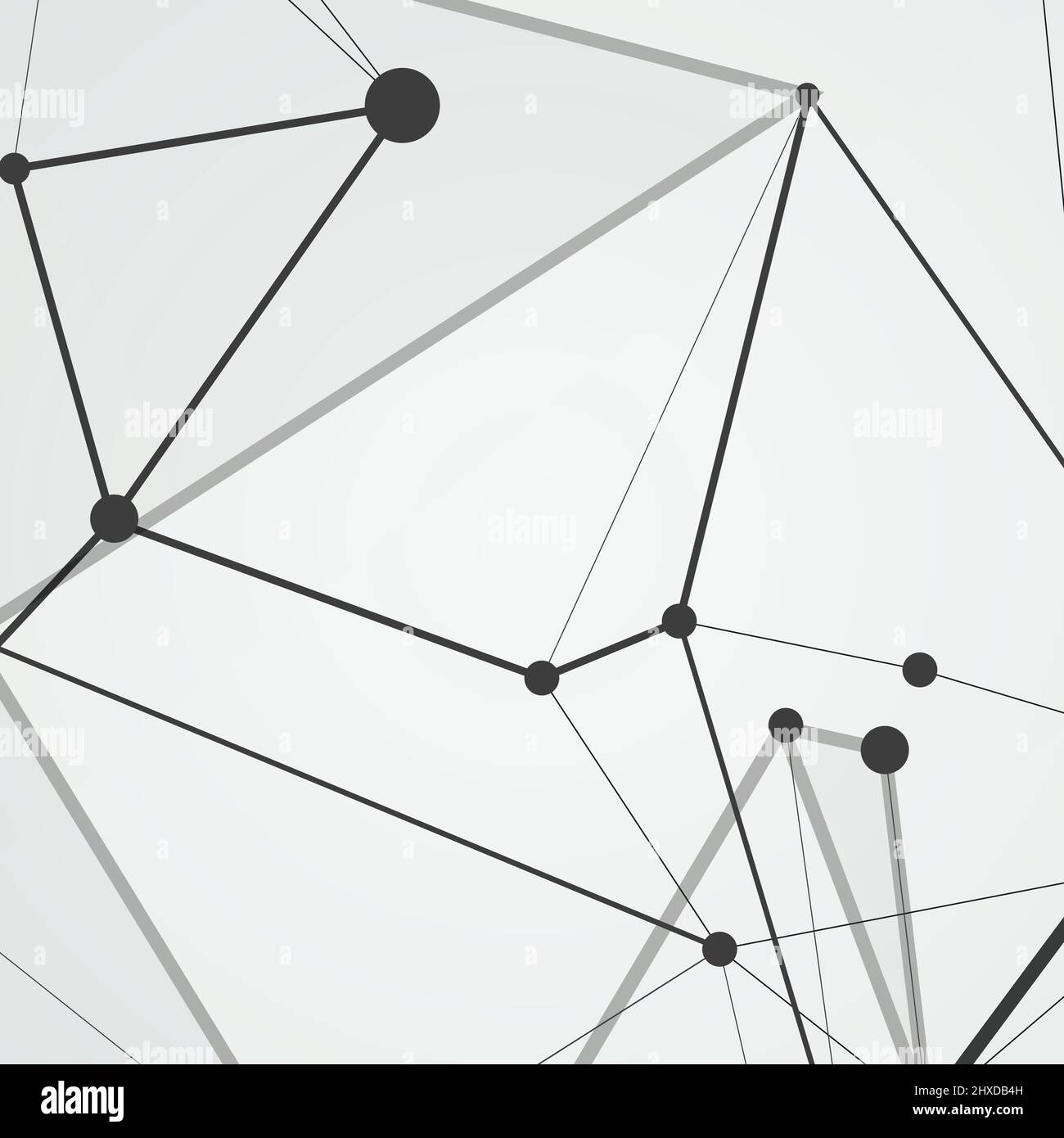 Modernes Design für Web-Hintergrund und Vektor dünne Linie Muster. Datentechnologieelement Stock Vektor