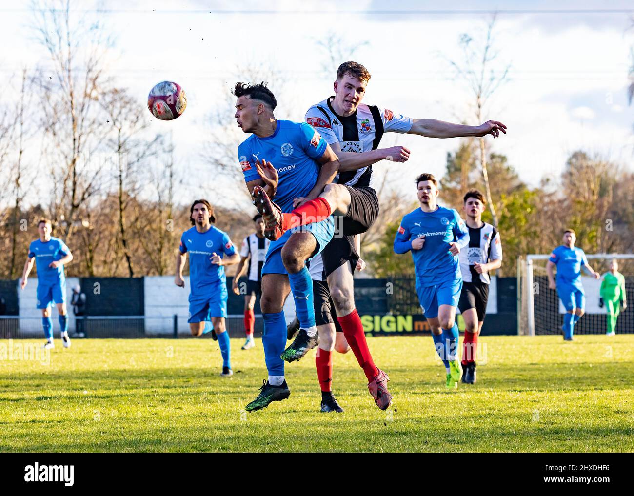 Der FC Kendal Town veranstaltete in der Parkside Road, Kendal, ein