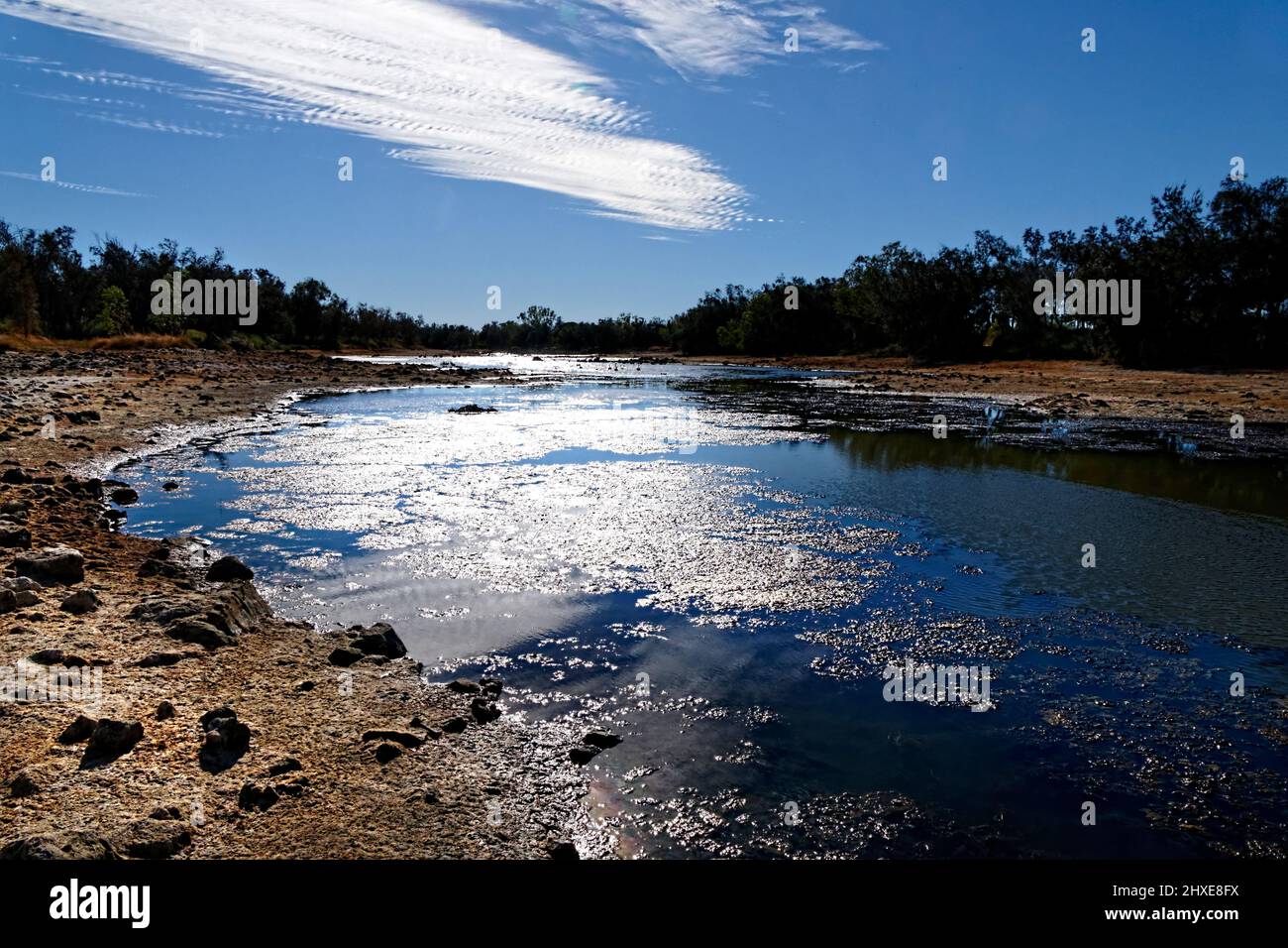 River Murchison, Murchison, Westaustralien Stockfoto