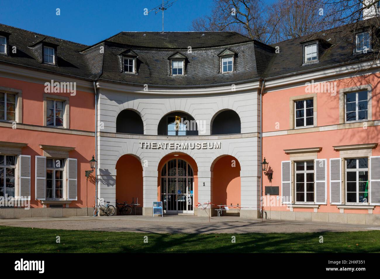 Theatermuseum Düsseldorf mit dem Dumont Lindemann Archiv im Hofgarten Stockfoto