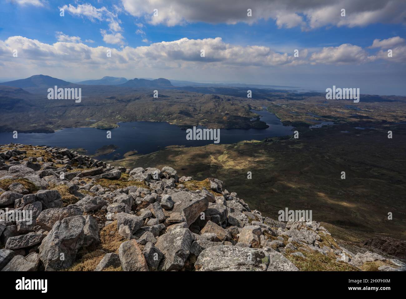 Die Nordwesthochland - Quinag Stockfoto