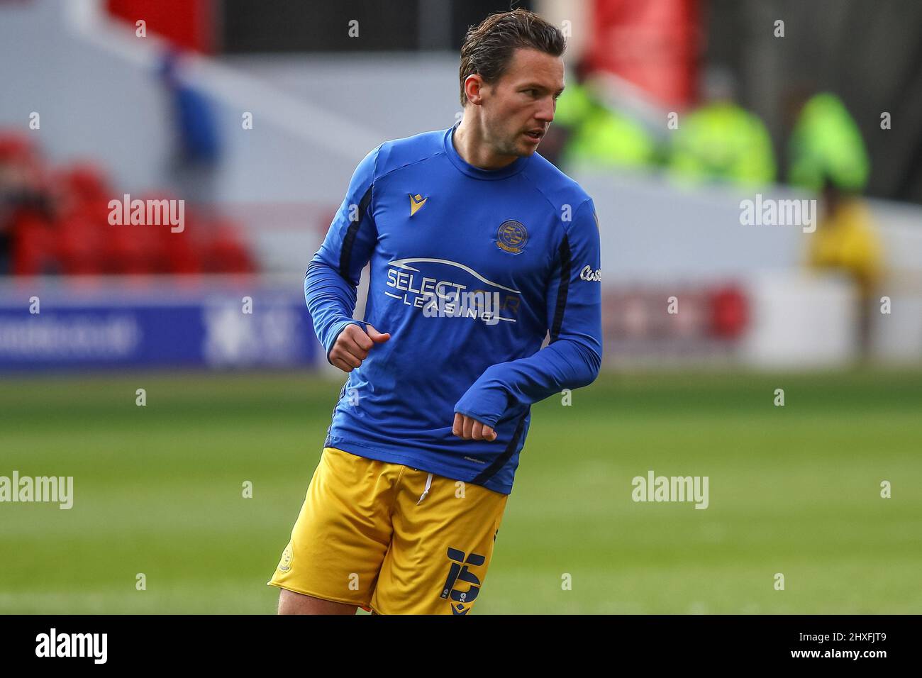 Danny Drinkwater #15 von Reading erwärmt sich Stockfoto