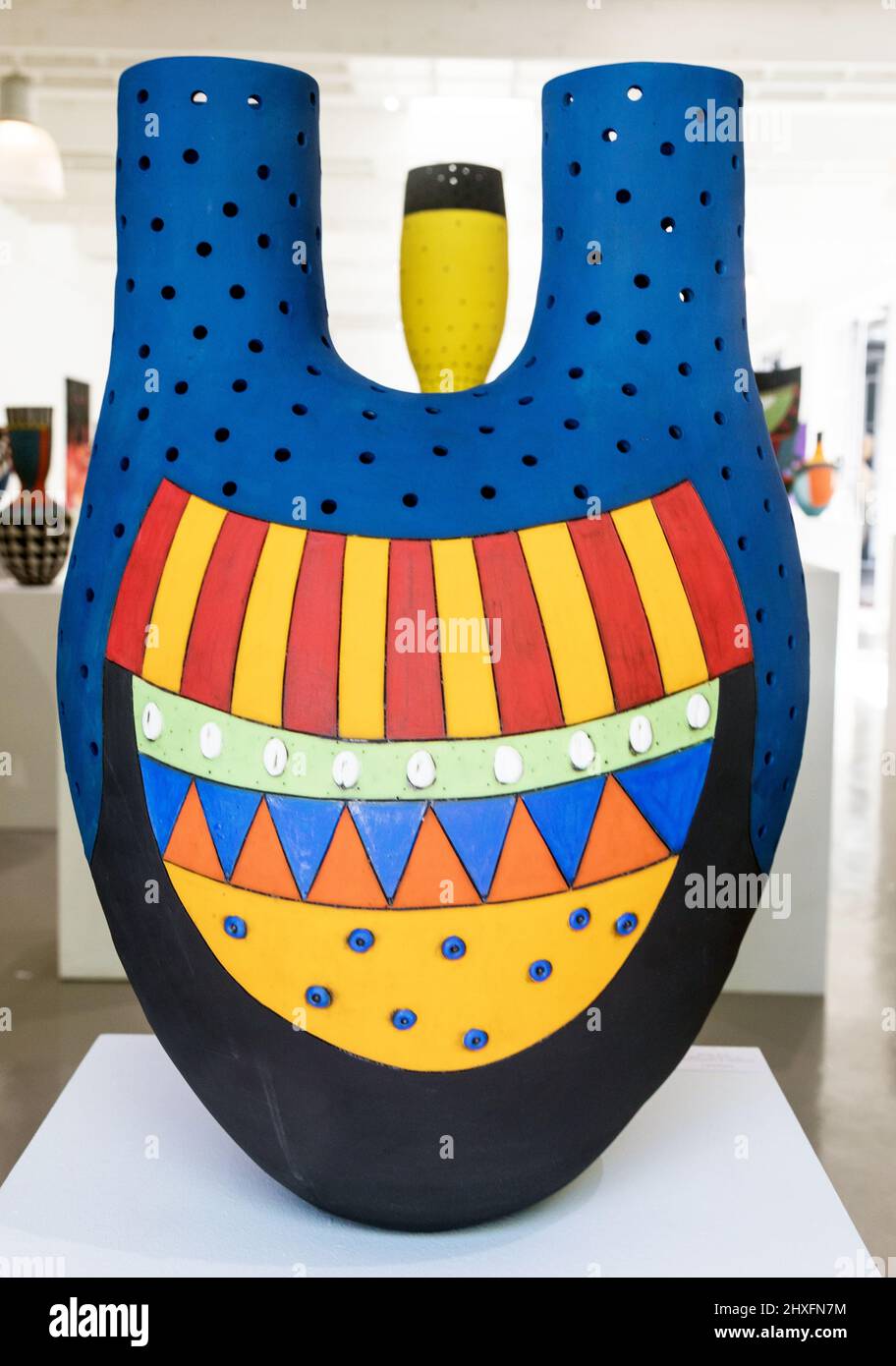 Töpferausstellung im Grand Provence Heritage Wine Estate Franschoek Südafrika Stockfoto