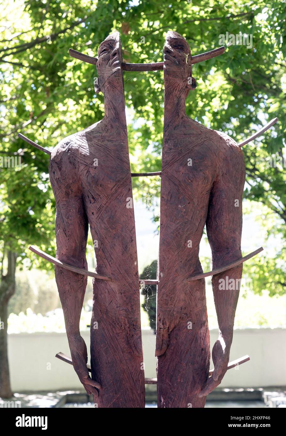 Kunst Im Grand Provence Heritage Wine Estate Franschhoek Südafrika Stockfoto