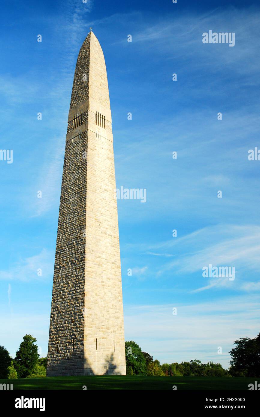 Bennington Battle Monument. Vermont Stockfoto