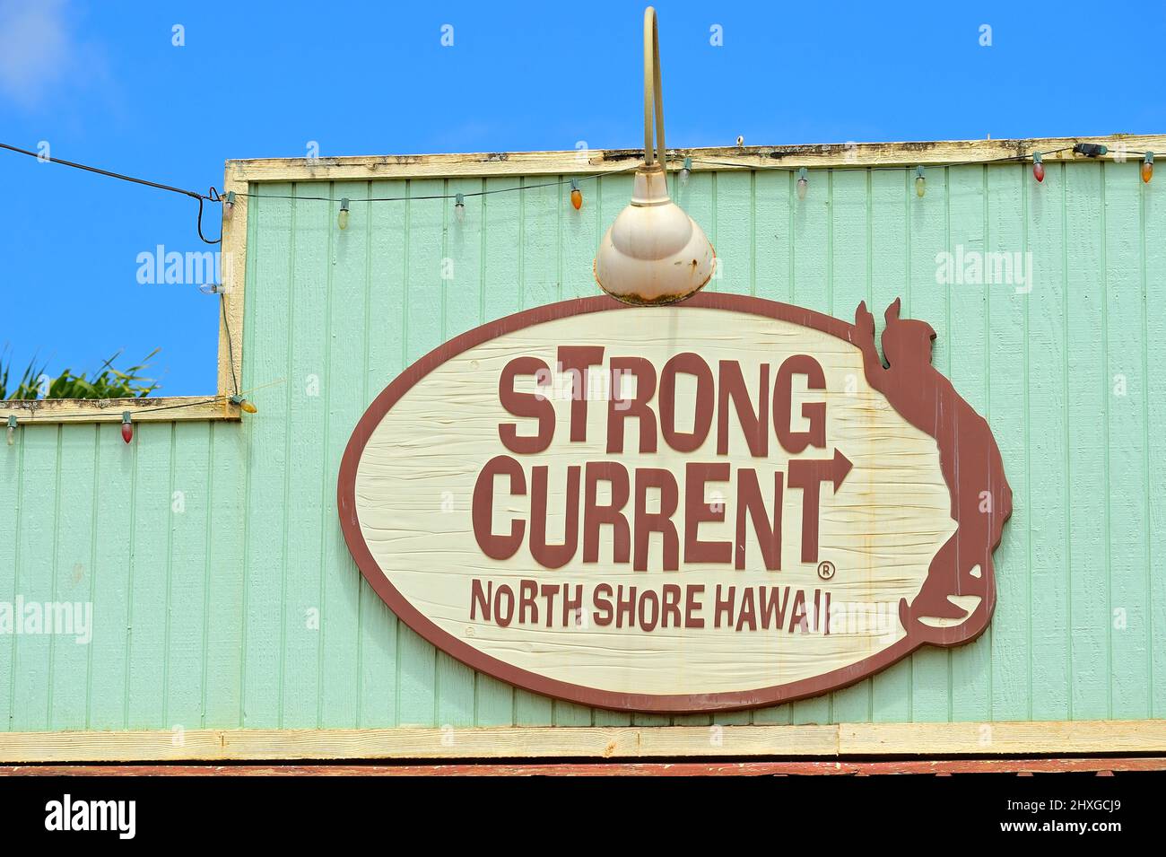 Landschaftliche Eindrücke vom berühmten Honolulu, Oahu HI Stockfoto