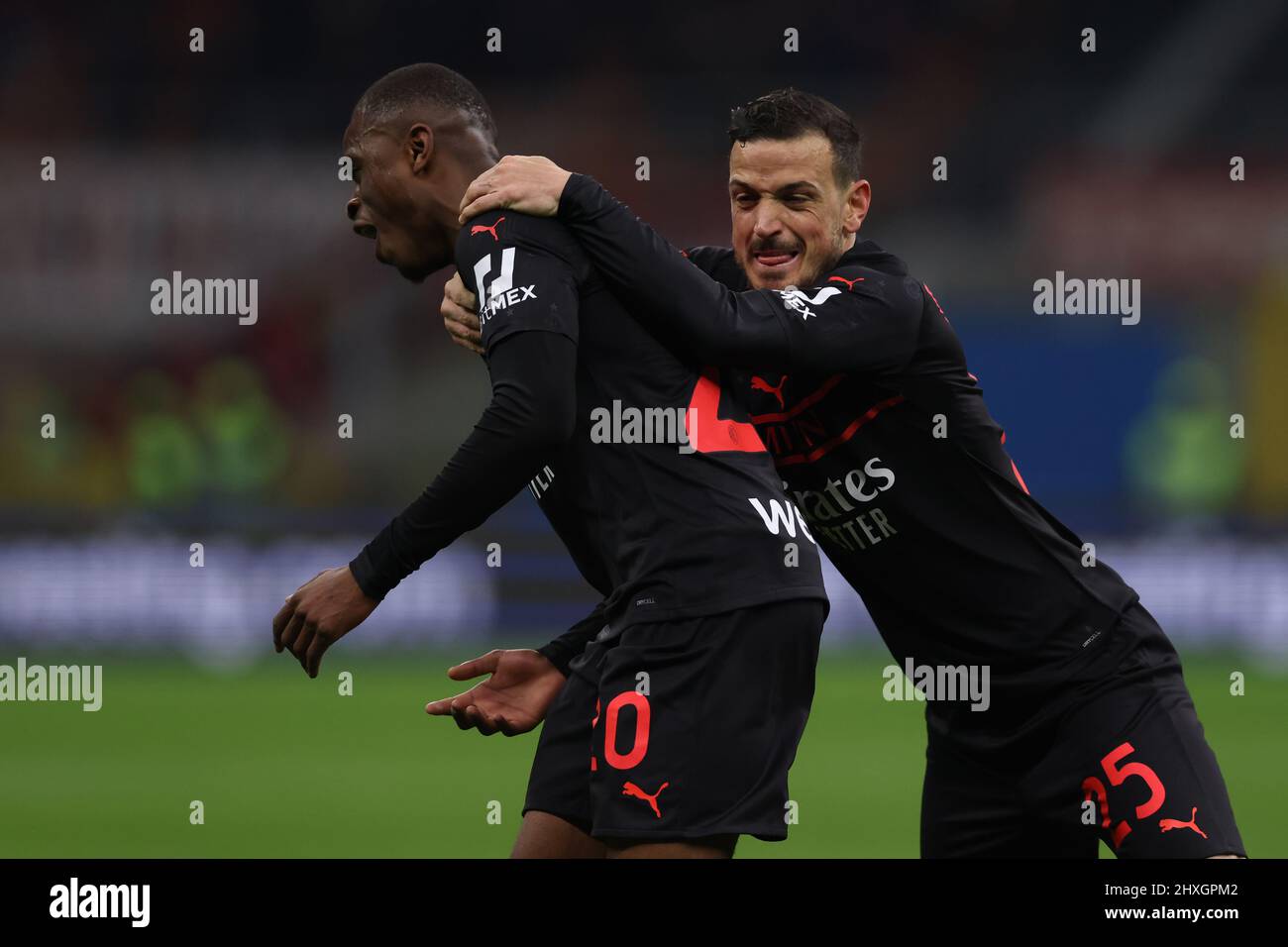 Mailand, Italien, 12.. März 2022. Während der Serie Ein Spiel bei Giuseppe Meazza, Mailand. Bildnachweis sollte lauten: Jonathan Moscrop / Sportimage Stockfoto