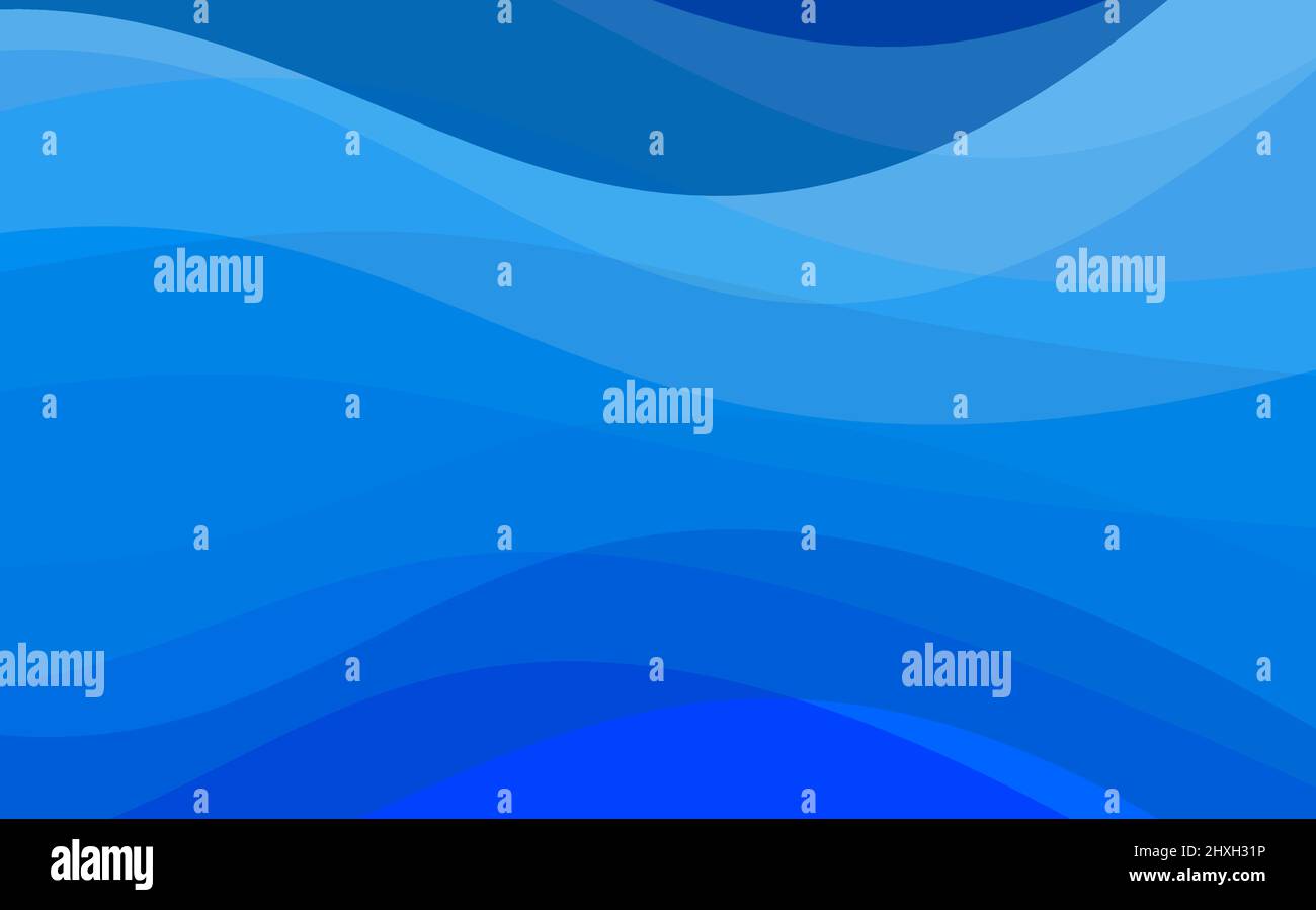Abstrakt gewelltes blaues Muster Hintergrund Stockfoto