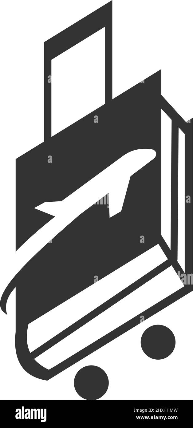 Abbildung Der Marke „Book Travel Logo“ Stock Vektor