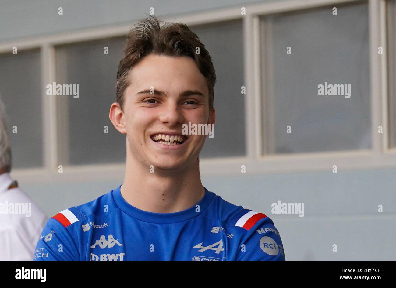 Bahrain International Circuit, Sakhir, Bahrain am 12. März 2022 Oscar Piastri während des Tages 3 FORMEL 1 ARAMCO VORSAISON TESTS 2022 Eleanor Hoad Stockfoto