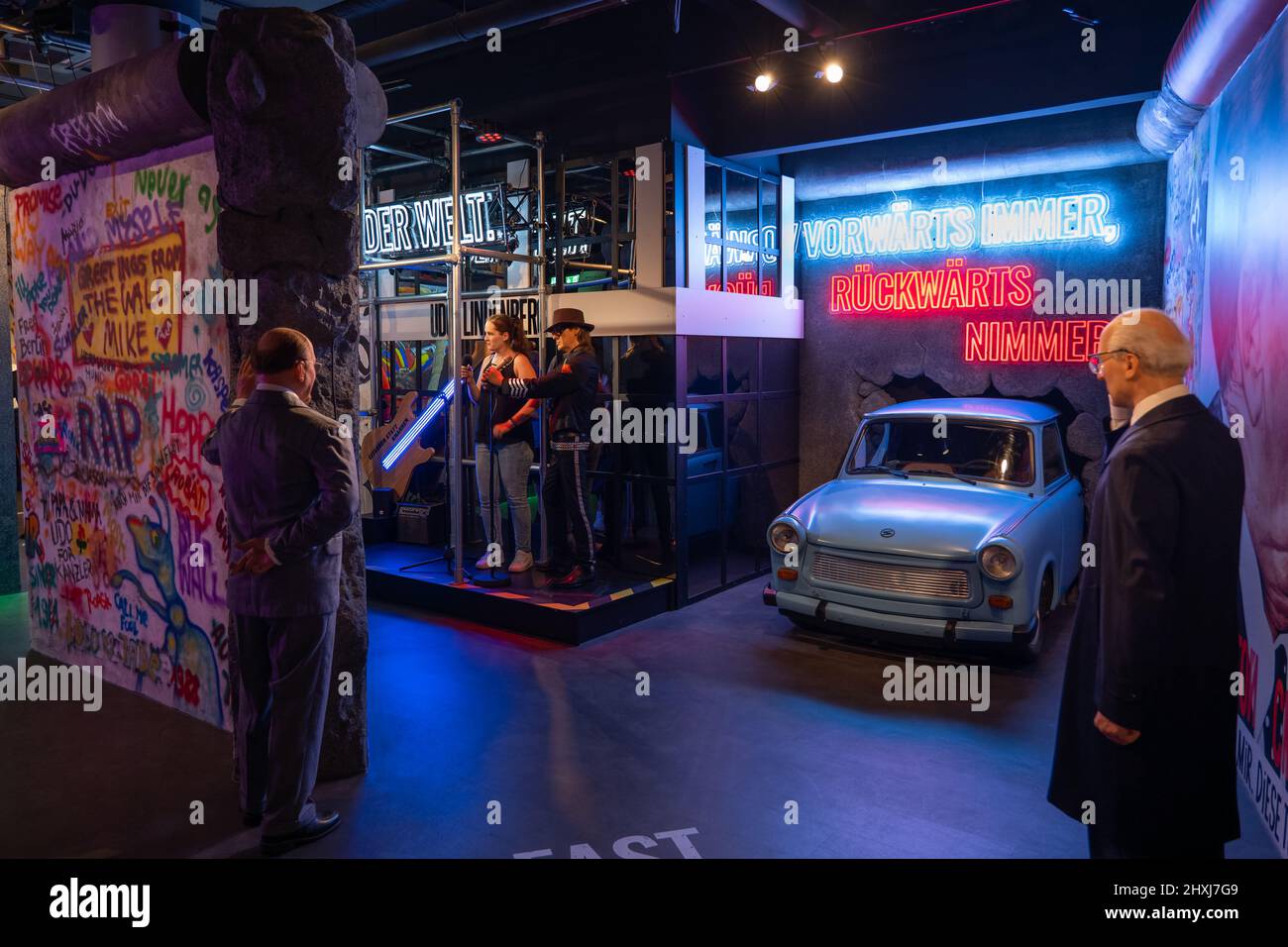 Madame Tussauds Berlin Wachsfigurenkabinett in Berlin, Deutschland. Stockfoto