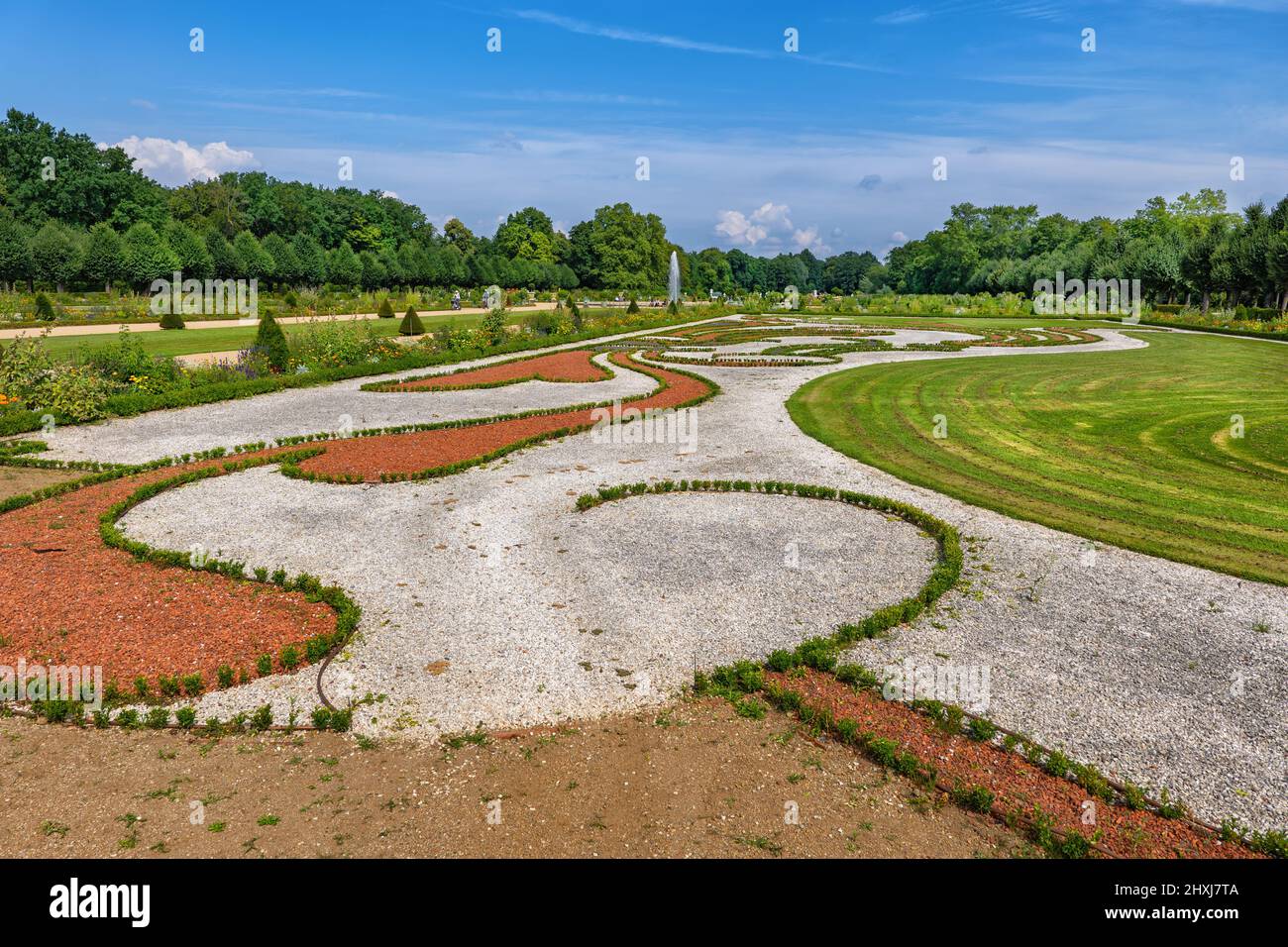 Berlin, Deutschland, Schlossgarten Charlottenburg Barockgarten des Schlosses Charlottenburg. Stockfoto