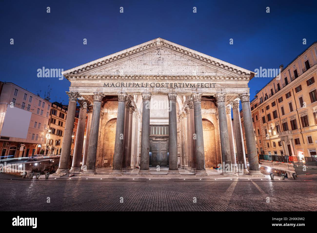 Rom, Italien im Pantheon, einem antiken römischen Tempel aus dem 2.. Jahrhundert. Stockfoto