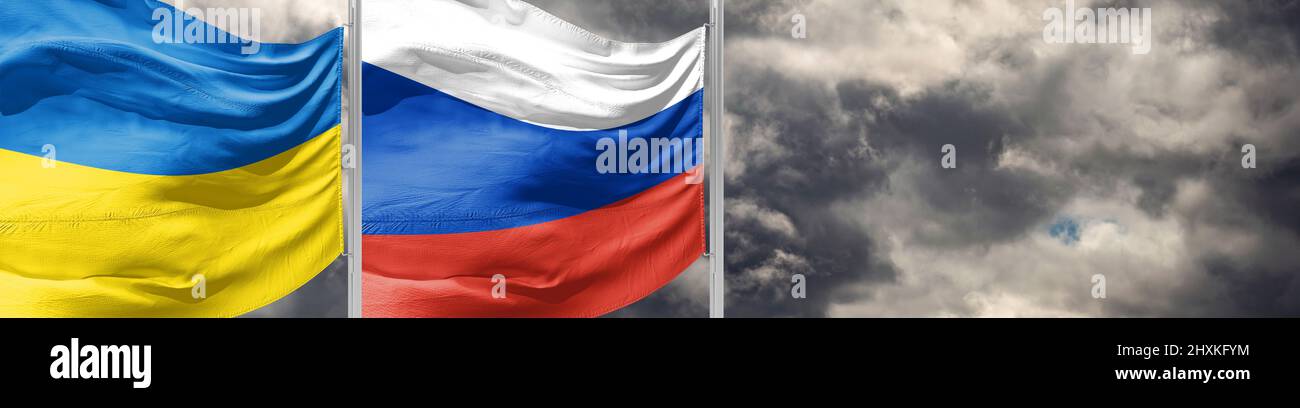 ukraine russland Krieg Konflikt 2022 Eskalation Stockfoto