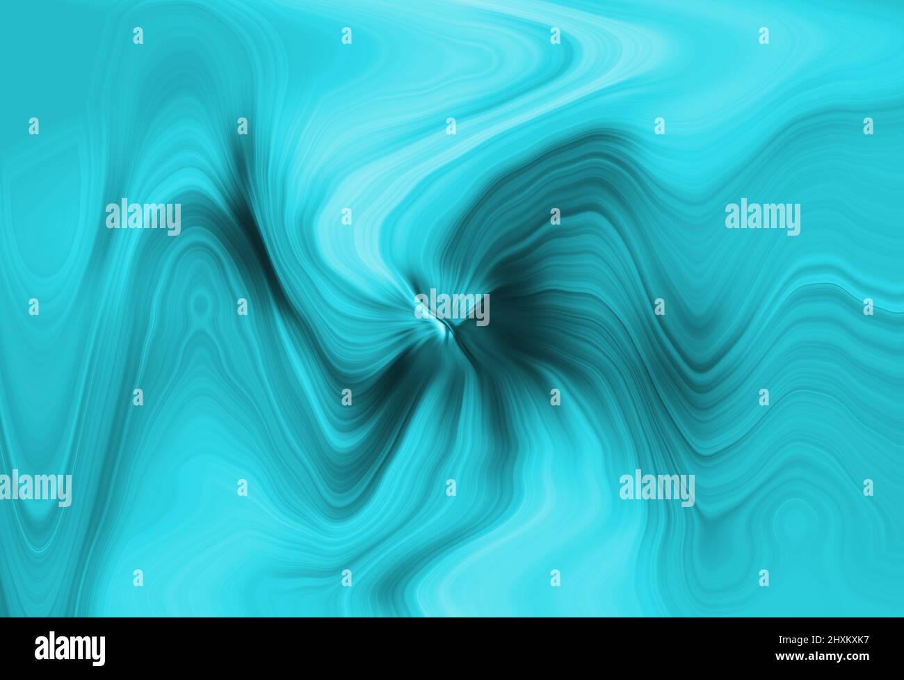 Abstrakter, blau gewellter Hintergrund. Stockfoto